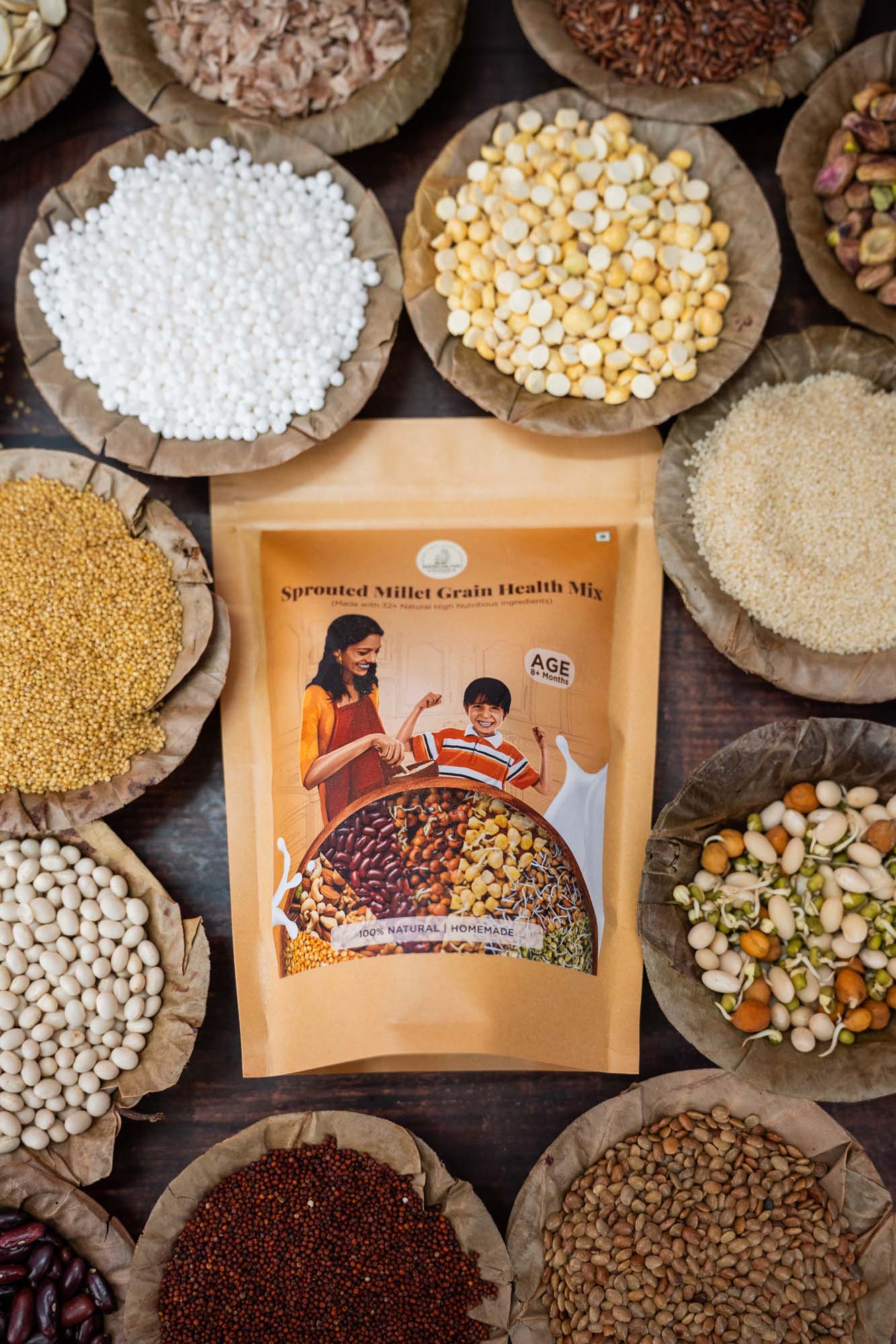 Sprouted Millet Grain Health Mix - Narchuvai