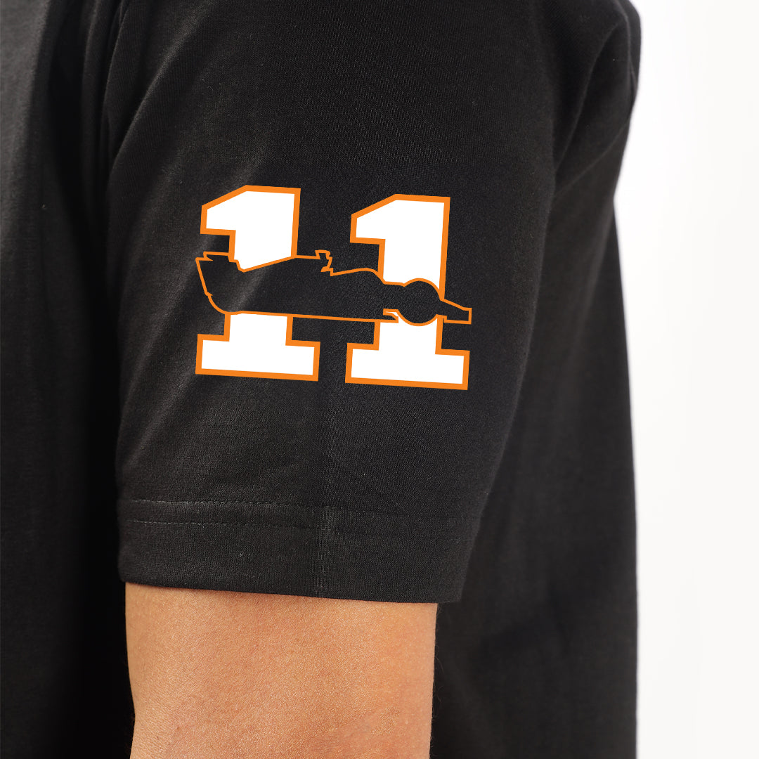 Checo Grand Prix Oversized T-Shirt (Front, Back & Left Sleeve) - Fully Filmy