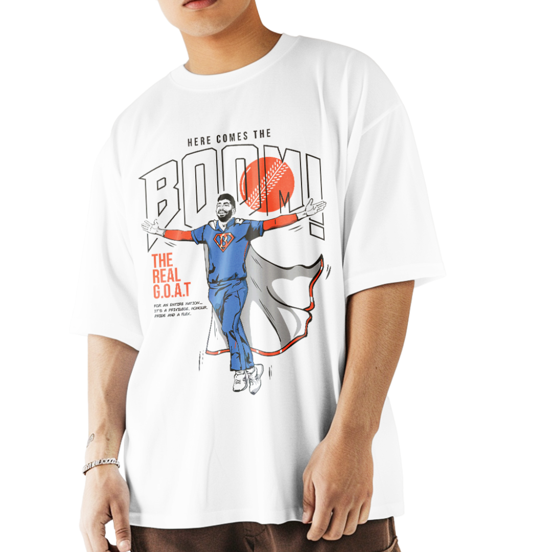 Here Comes The Boom Oversized T-Shirt - Fully Filmy