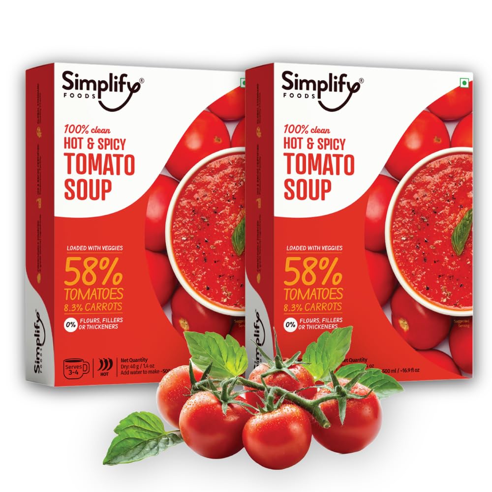 Hot & Spicy Tomato Soup 75g (2Packs) - Simplify
