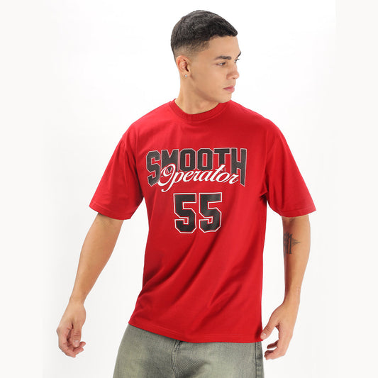 Smooth Operator Grand Prix Oversized T-Shirt (Front, Back & Left Sleeve) - Fully Filmy