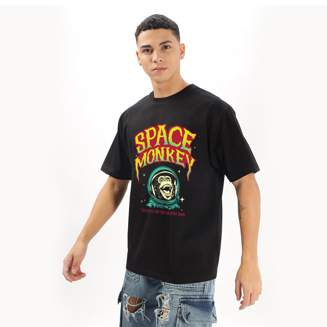Space Monkey Oversized T-Shirt - Fully Filmy