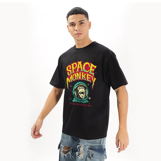 Space Monkey Oversized T-Shirt - Fully Filmy