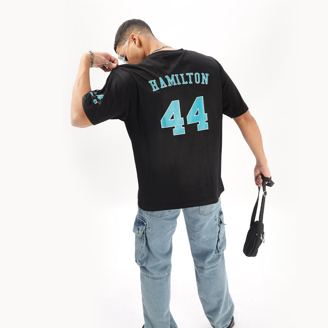 Billion Dollar Man Grand Prix Oversized T-Shirt (Front, Back & Left Sleeve) - Fully Filmy