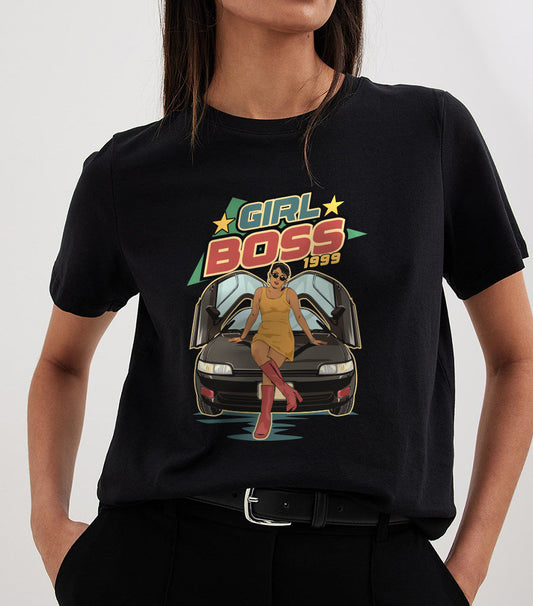Girl Boss | Oversized T-Shirt - Fully Filmy