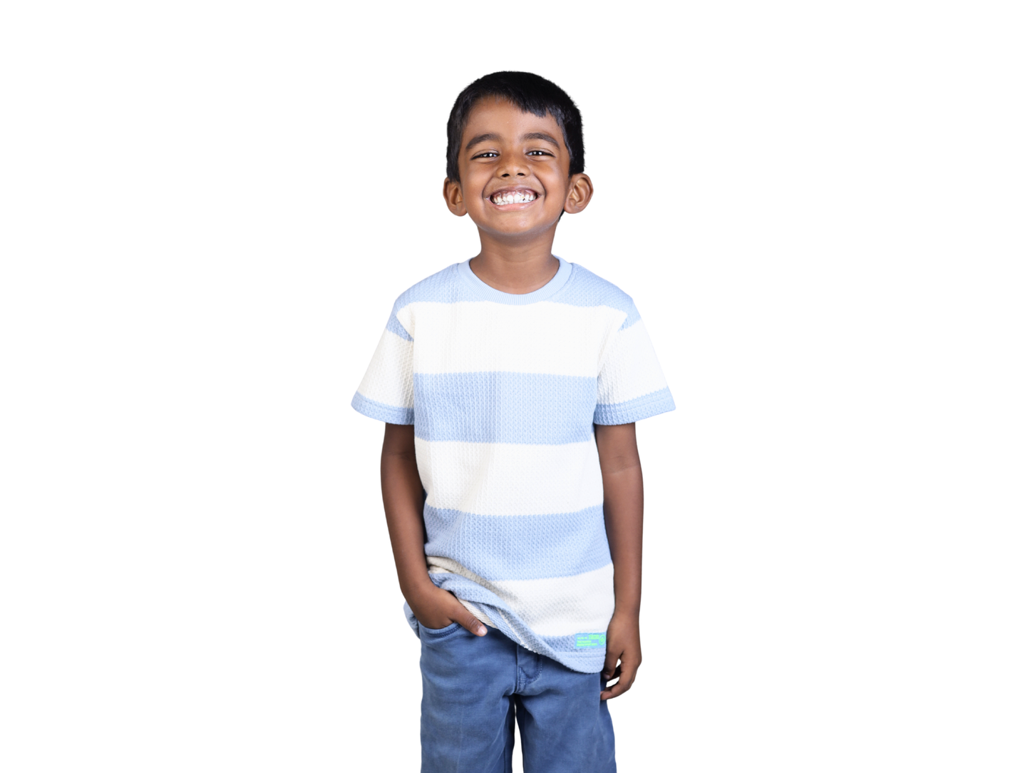 Breezy Stripes Boys Tee - Watermelon Boys