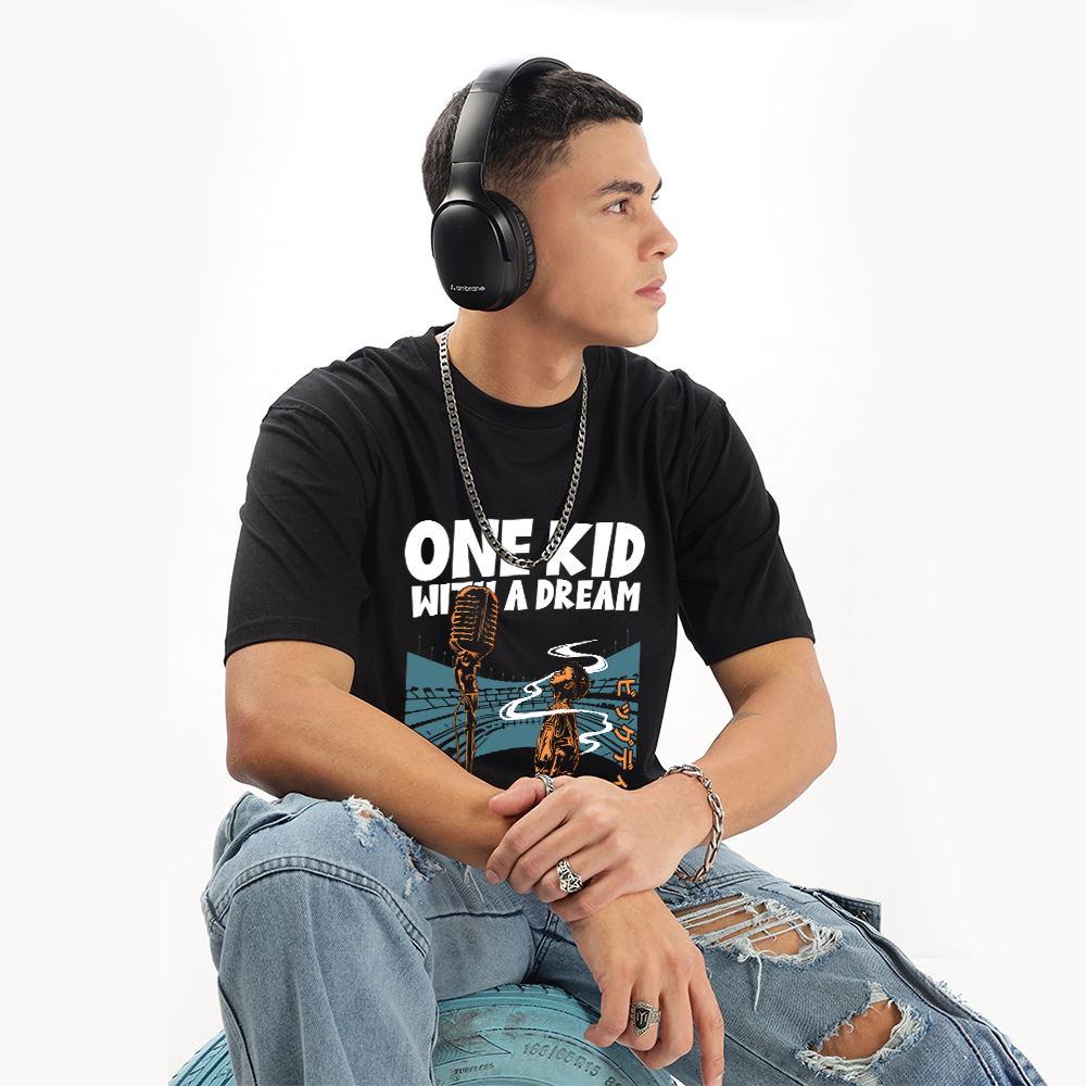 One Kid With A Dream | RBD Oversized T-Shirt - Fully Filmy