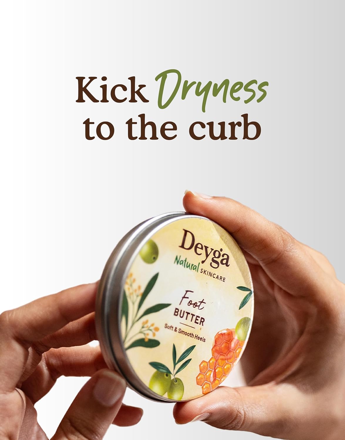 Foot Cream | For Dry, Rough, And Cracked Feet | Moisturizes Rough Heels | Suits both Men & Women | 40 Grm - Deyga Natural Skincare