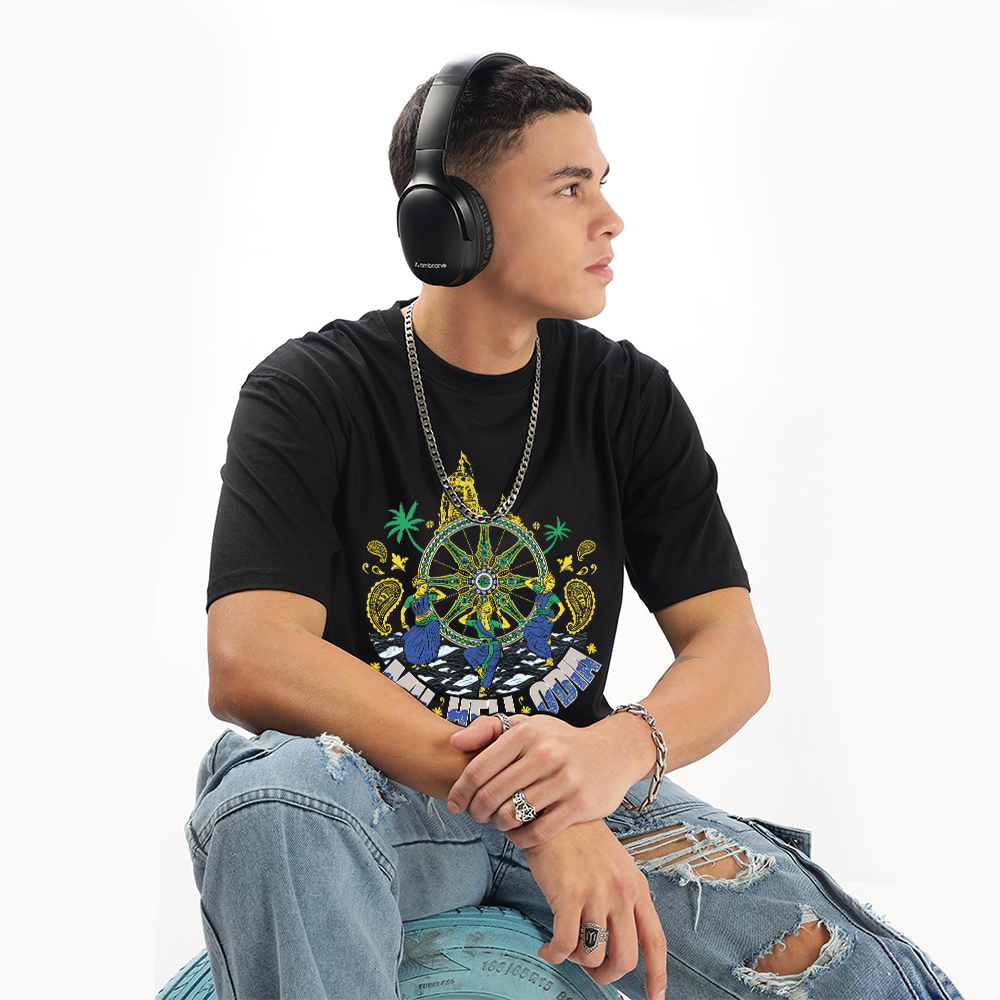 Mu Heli Odia (Blue Edition) | RBD Oversized T-Shirt - Fully Filmy