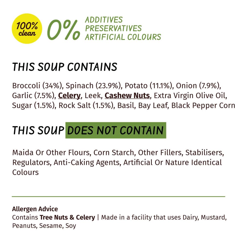 Spinach & Broccoli Soup 75g (2Packs) - Simplify
