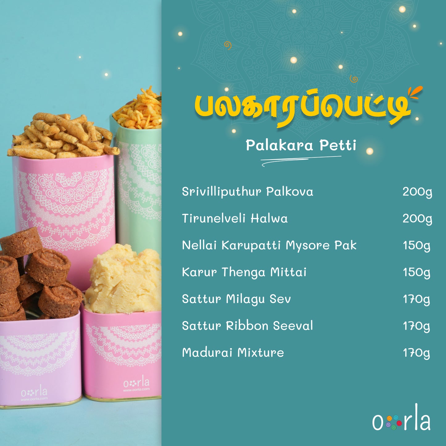 Palakara Petti - Oorla 1.2Kgs Gift Box (Pre-order: will be shipped on 12th Oct)