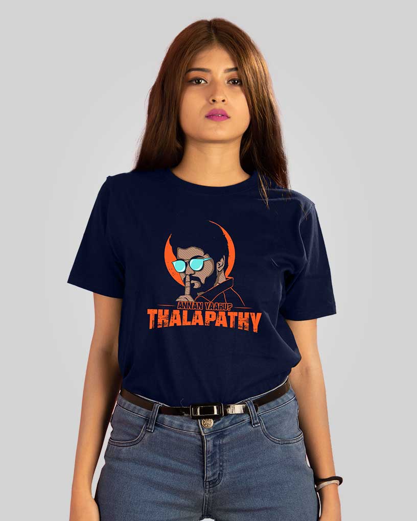 Annan Yaaru Thalapathy T-shirt - Fully Filmy