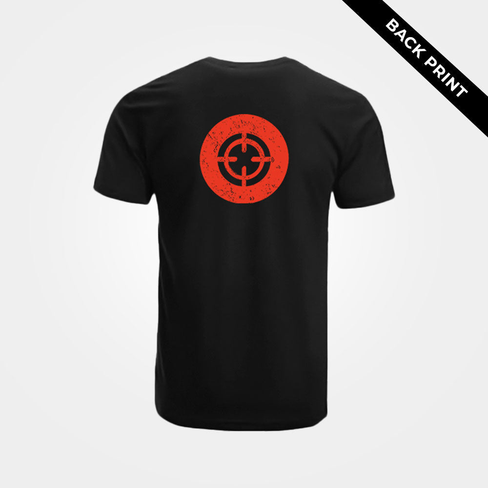 Target Locked (Back Print) | The Ghost Official T-Shirt - Fully Filmy
