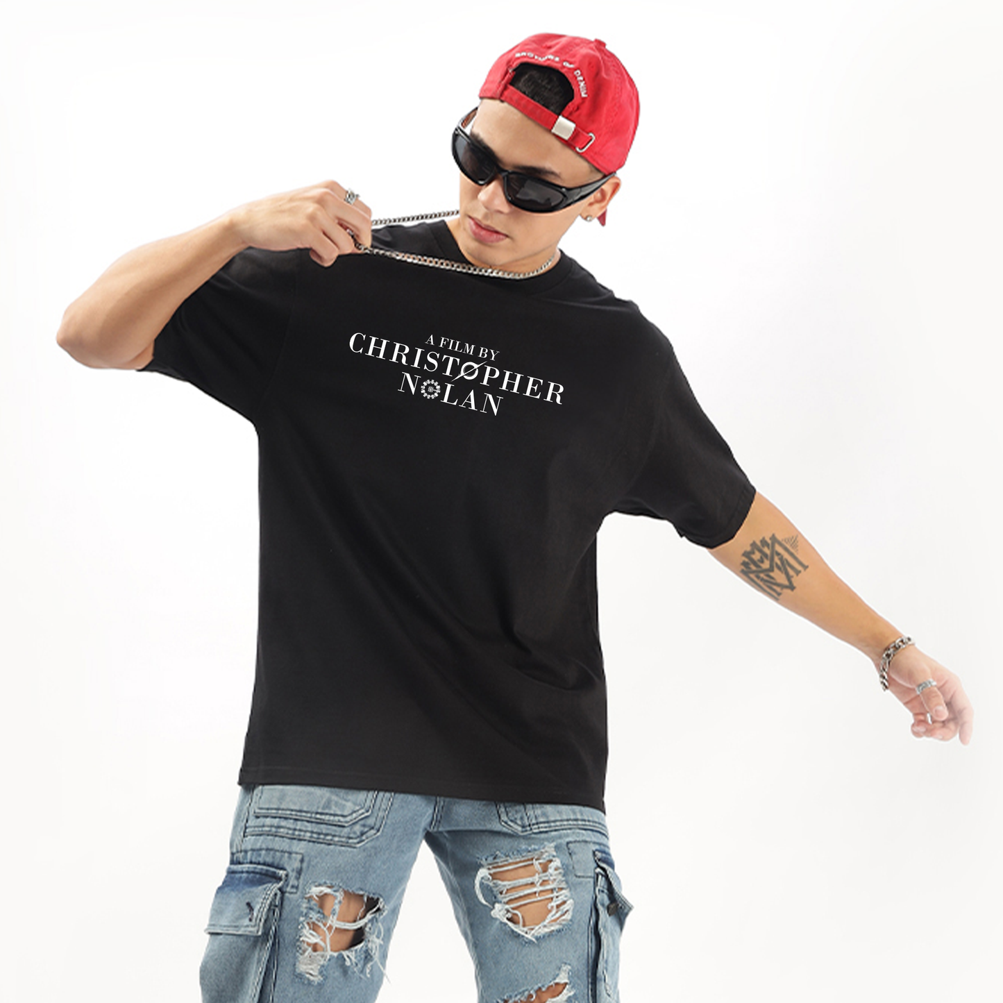 A Film By Christopher Nolan Oversized T-Shirt - Fully Filmy