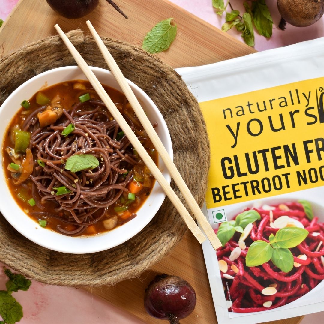 Naturally Yours Gluten Free Beetroot Noodles 100G