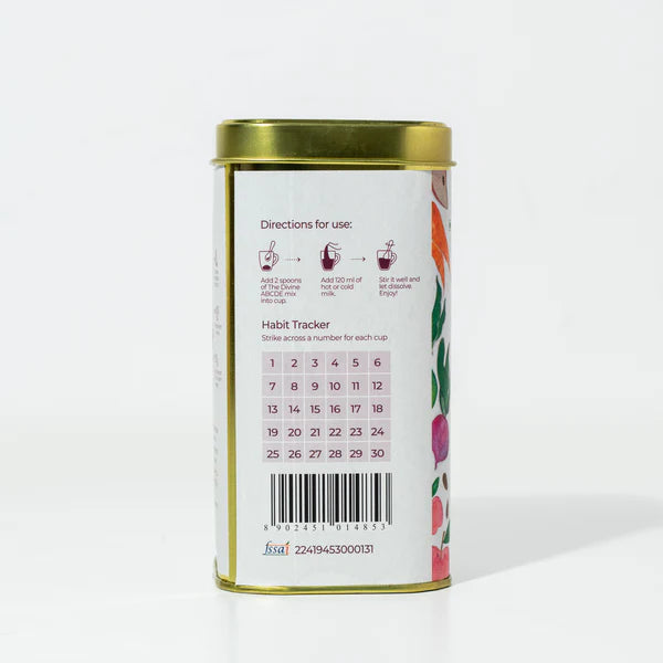 ABC latte Milk Mix (Apple+Beetroot+Carrot) 250g - The Divine Foods