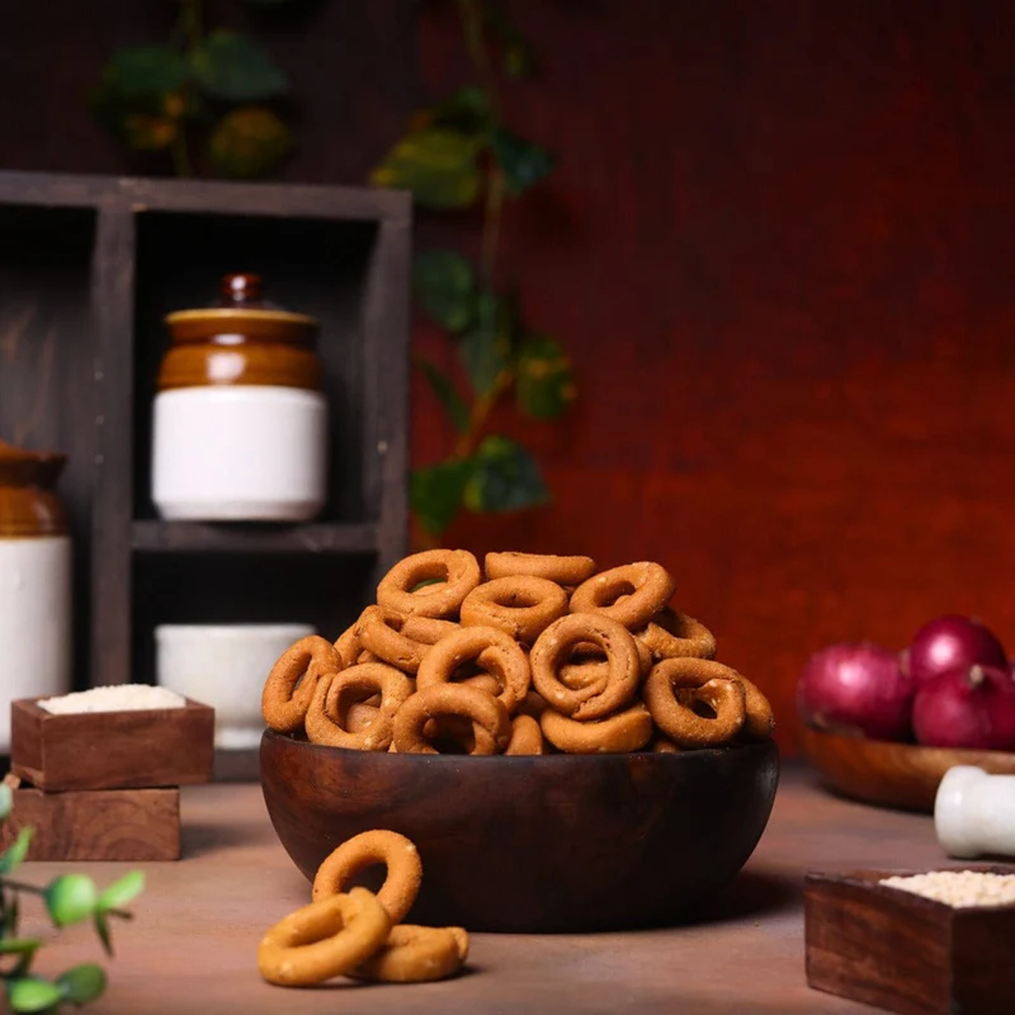 Onion Kodubale 95g - Sweet Karam Coffee