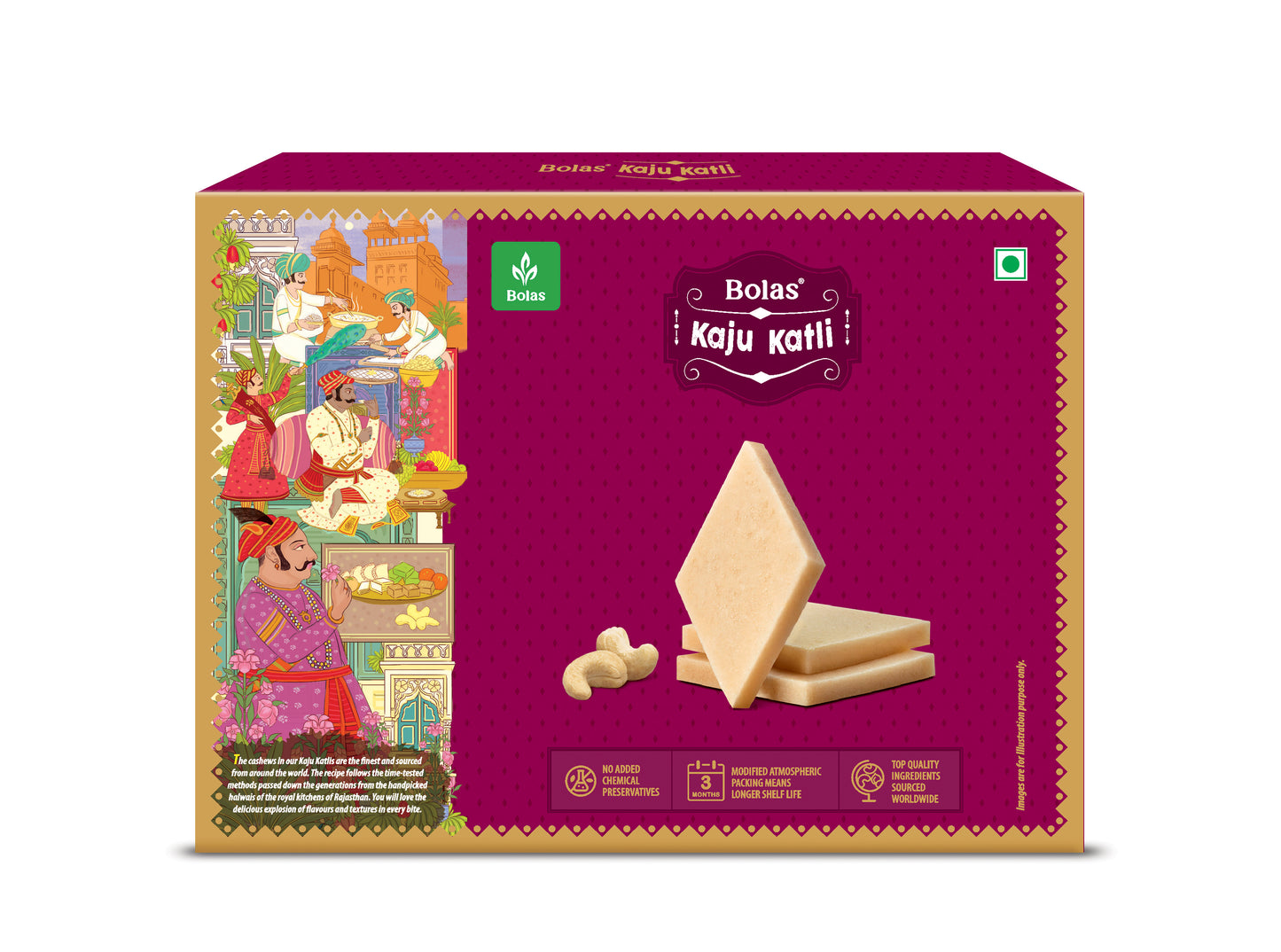 Kaju Katli 200g - Bolas