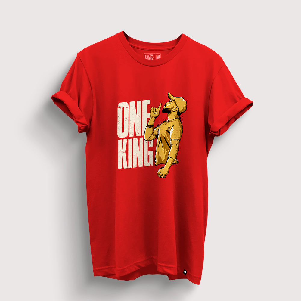 One King | Red Edition T-Shirt - Fully Filmy