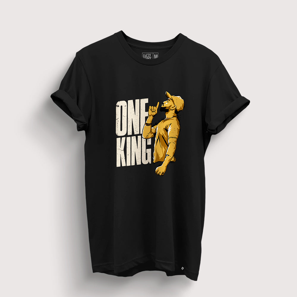 One King | Black Edition T-Shirt - Fully Filmy