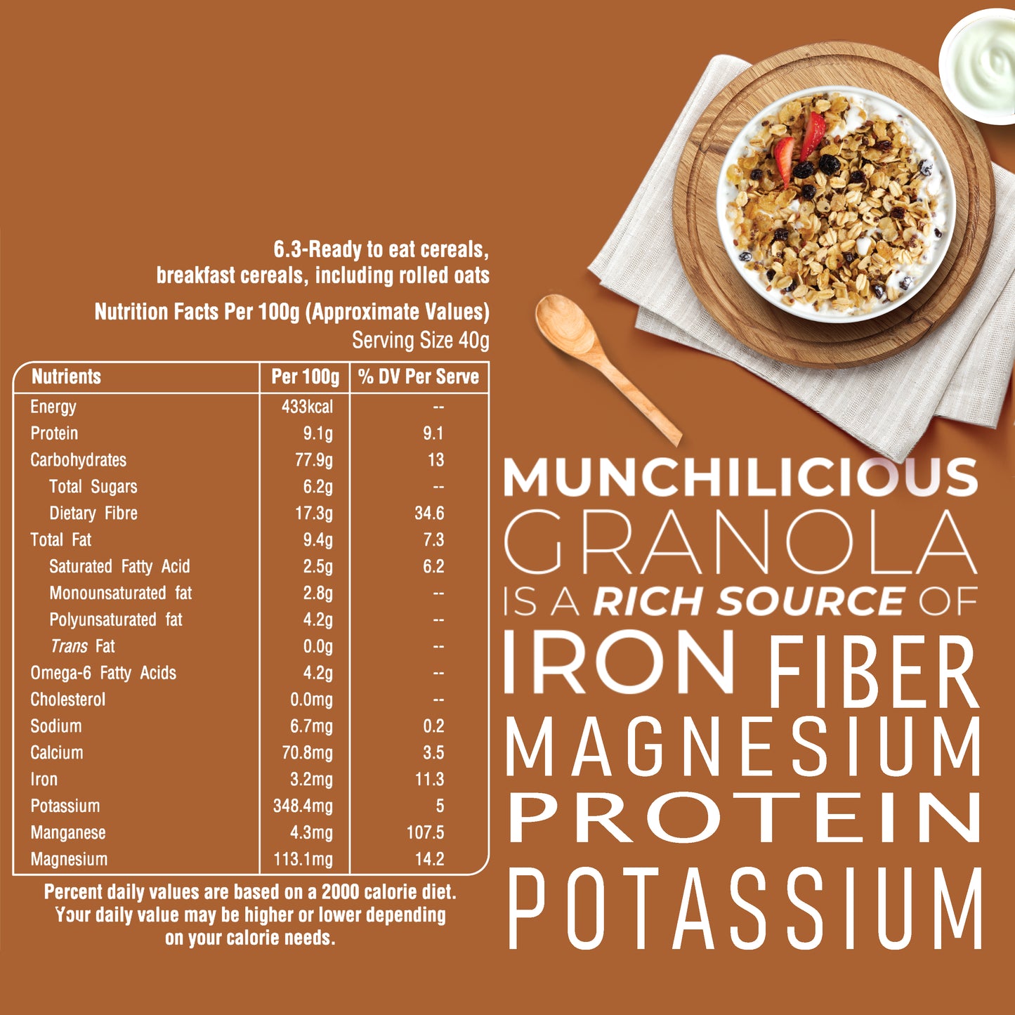 Multi Millet Muesli - Munchilicious (350gms)