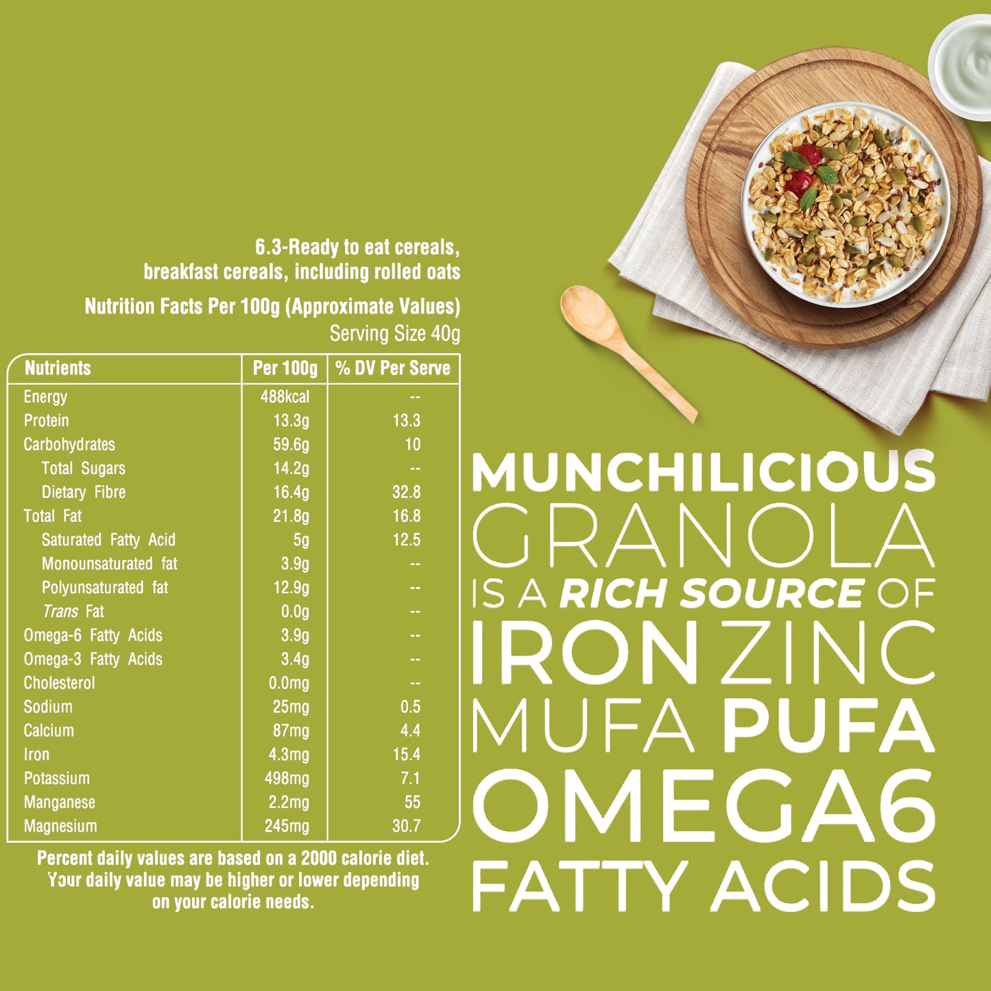 Super Seed Muesli - Munchilicious (350gms)