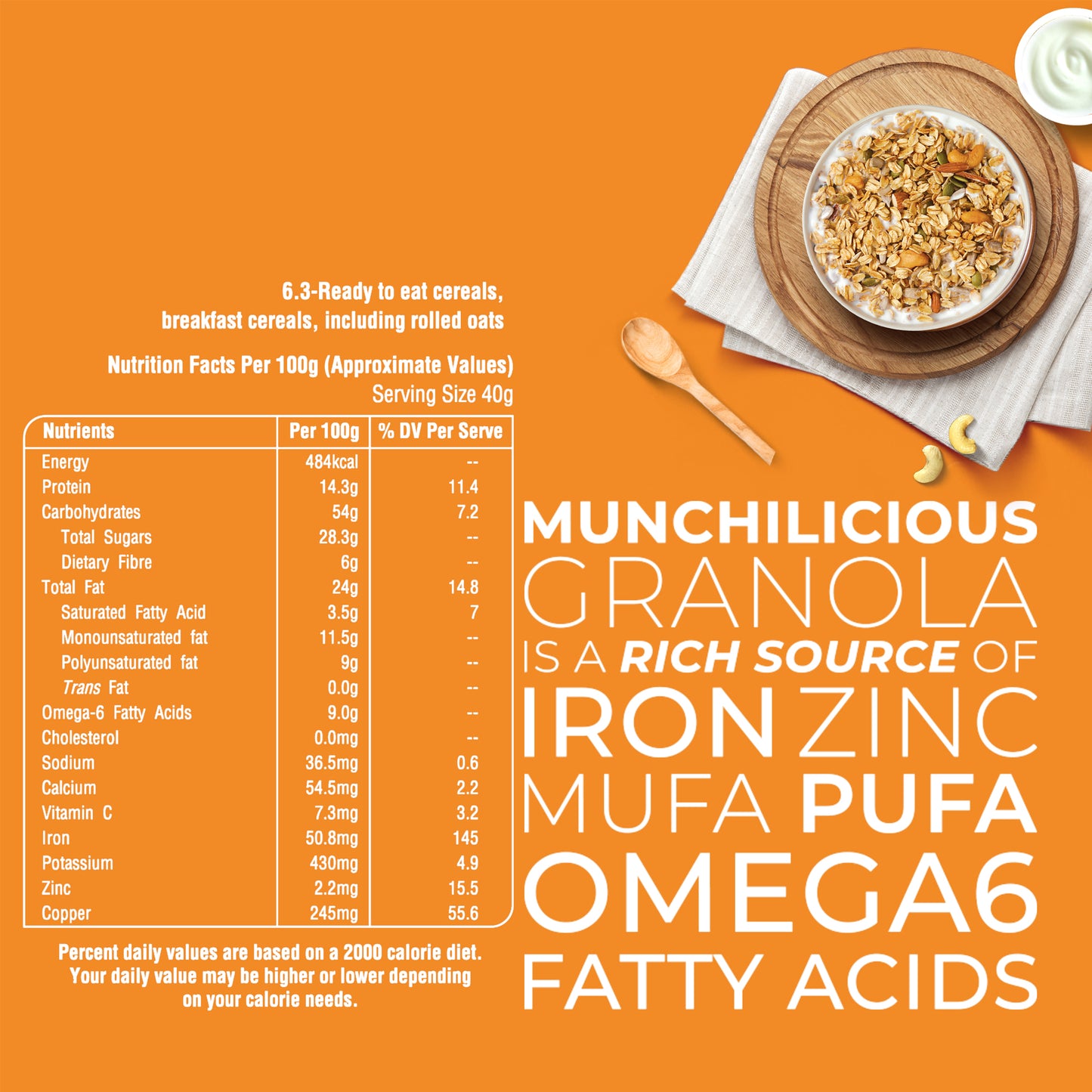 Original Granola - Munchilicious (350gms)