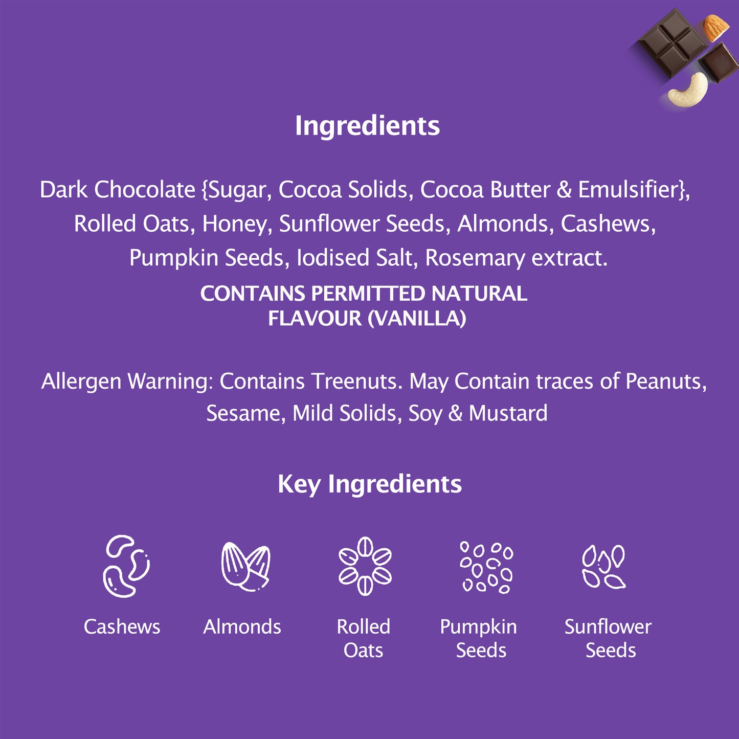 Dark Chocolate Granola - Munchilicious (350gms)