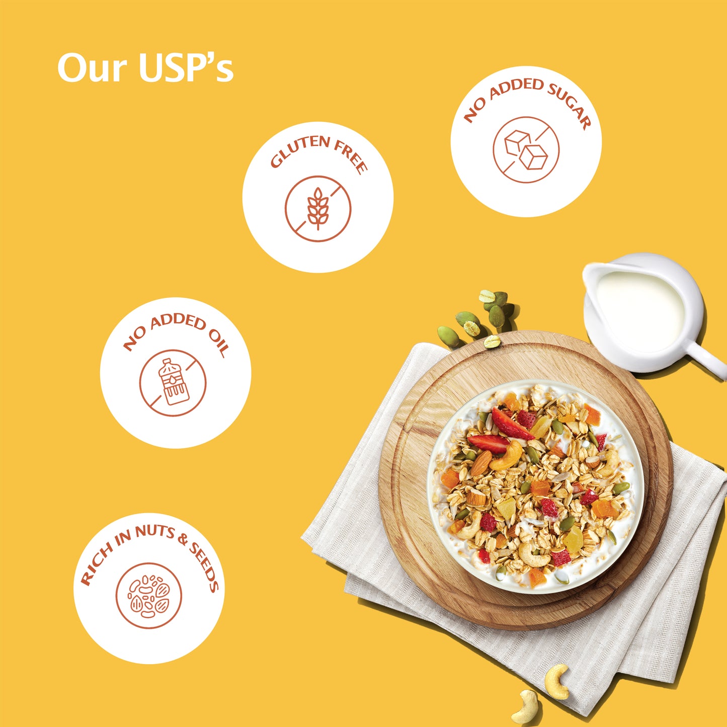 Dried Fruit Granola - Munchilicious (350gms)