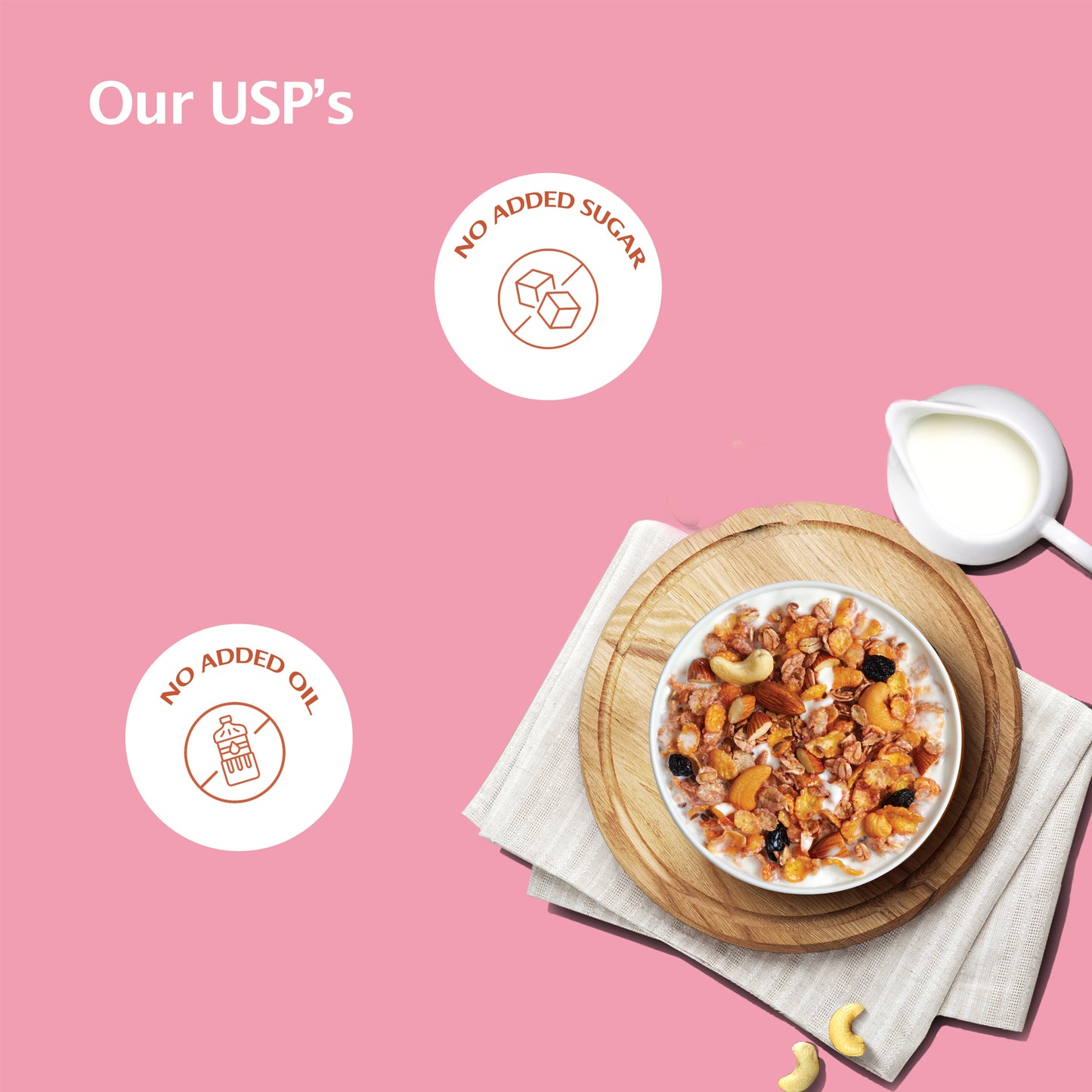 Fruit & Nut Muesli - Munchilicious (350gms)