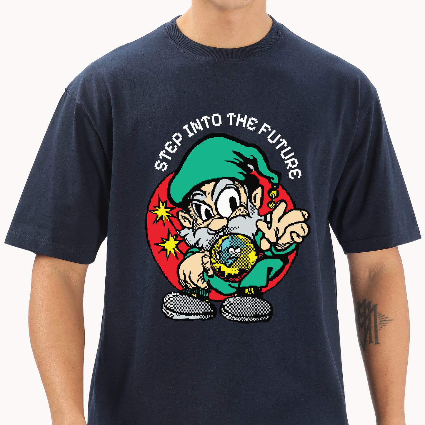 Step Into The Future Oversized T-Shirt - Fully Filmy