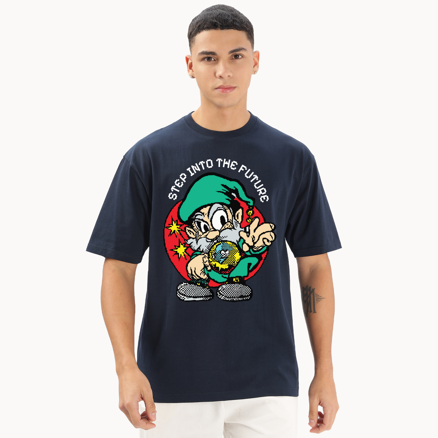 Step Into The Future Oversized T-Shirt - Fully Filmy