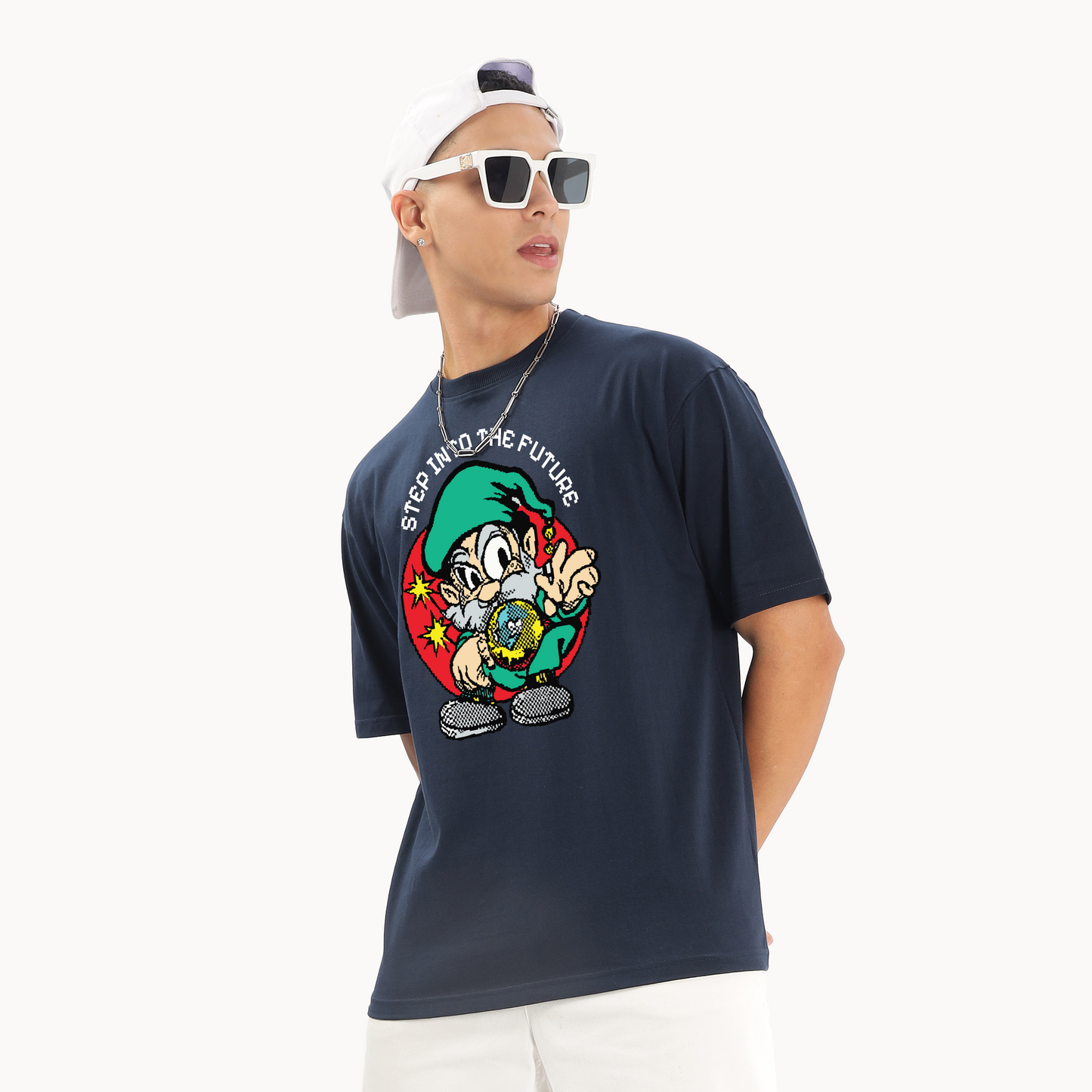 Step Into The Future Oversized T-Shirt - Fully Filmy