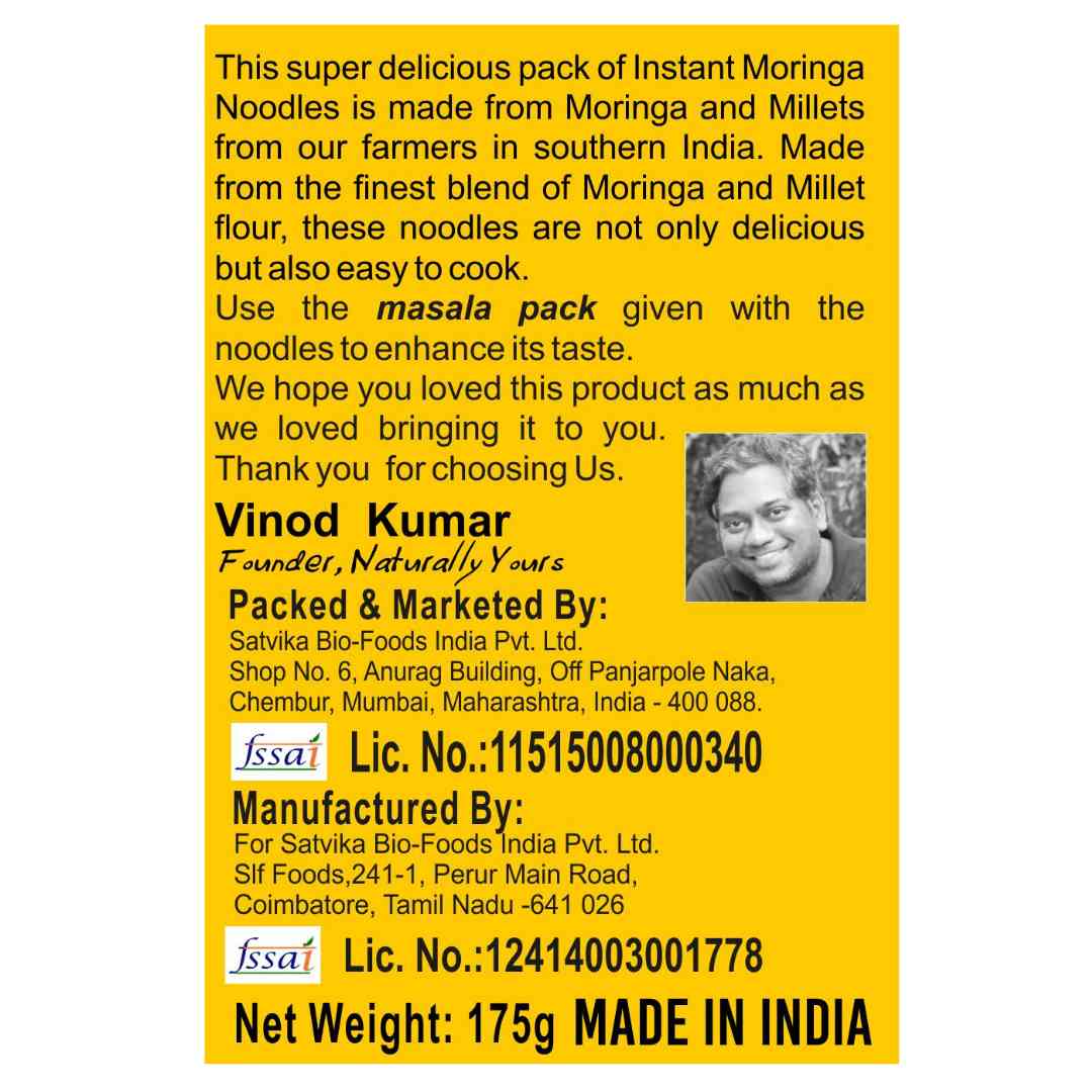 Naturally Yours Moringa Instant Noodles 175g