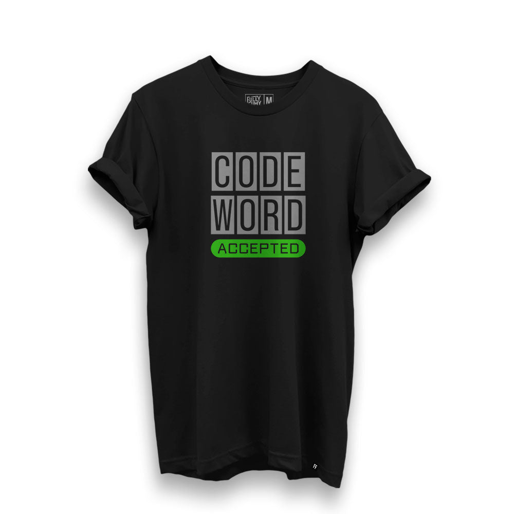Code-Word Accepted T-Shirt - Fully Filmy