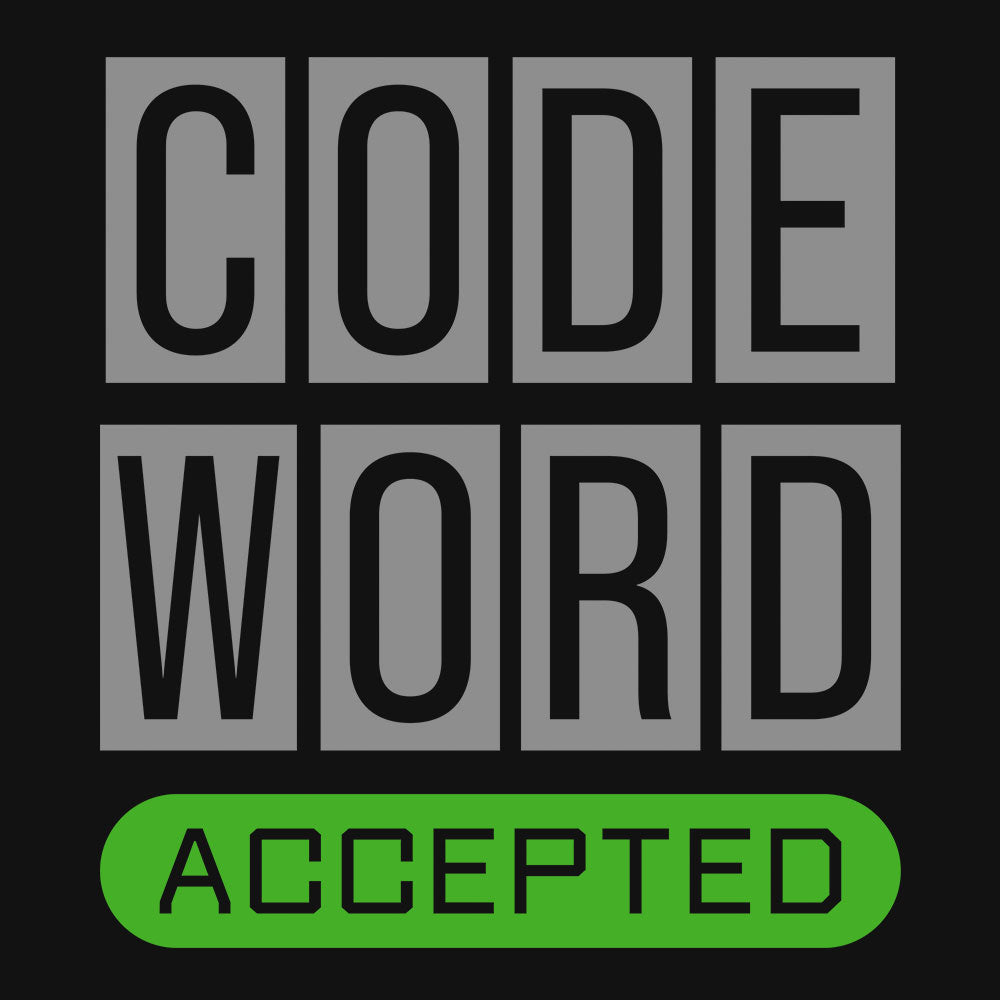 Code-Word Accepted T-Shirt - Fully Filmy