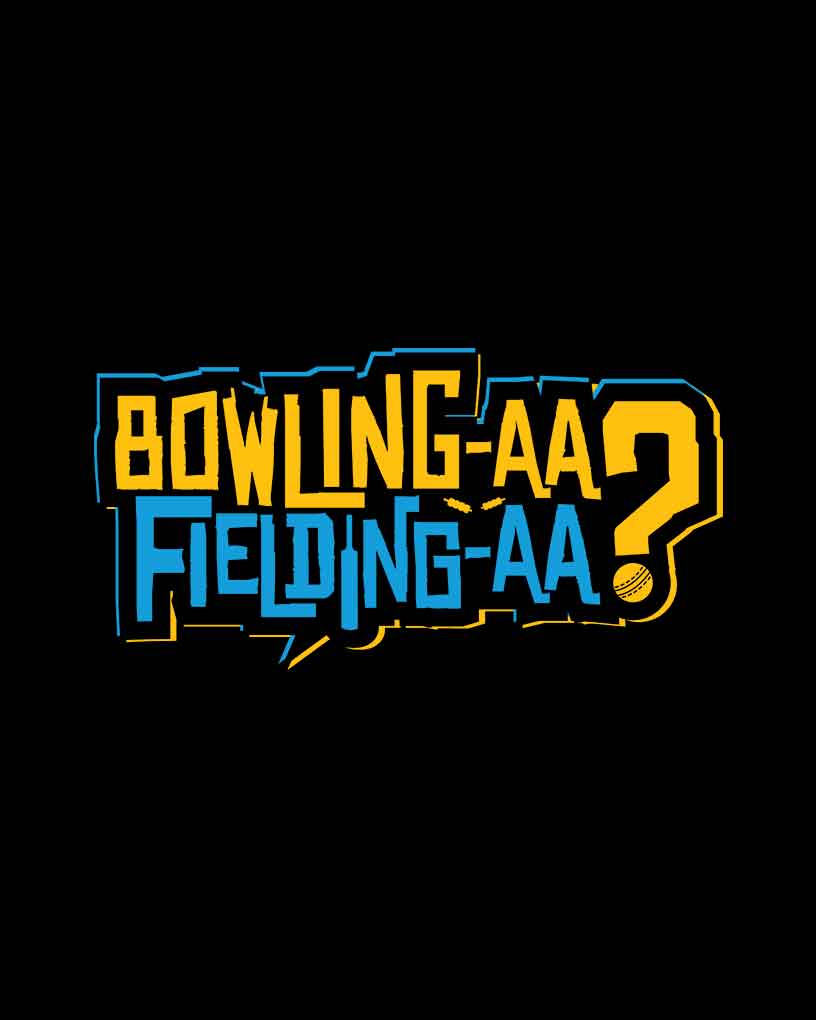 Bowling-aa Fielding-aa Official Chennai 600028-II T-Shirt - Fully Filmy