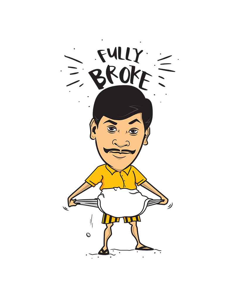 Fully Broke T-Shirt - Fully Filmy