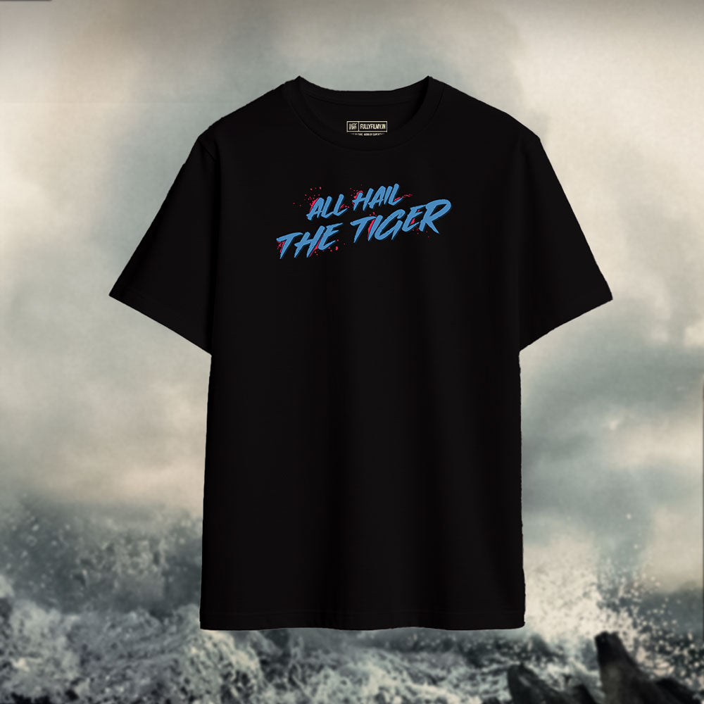 Fury Of The Tiger | Devara Official Oversized T-Shirt (Front & Back) - Fully Filmy
