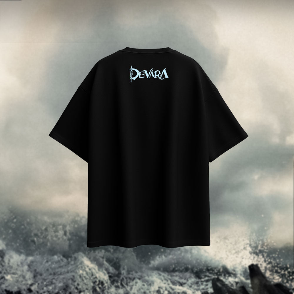 Lord Of Fear | Devara Official Oversized T-Shirt (Front & Back) - Fully Filmy