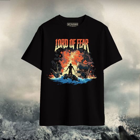 Lord Of Fear | Devara Official Oversized T-Shirt (Front & Back) - Fully Filmy