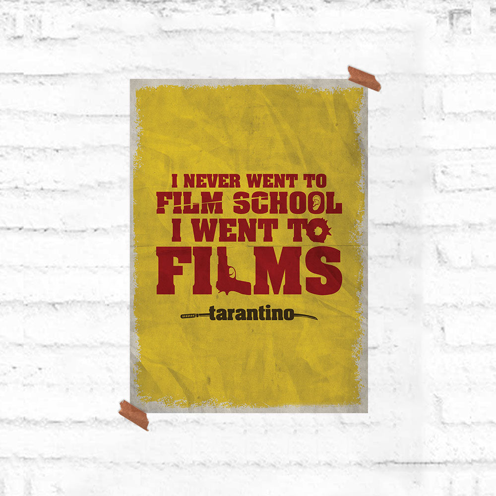 Quentin Tarantino Fan Poster - Fully Filmy