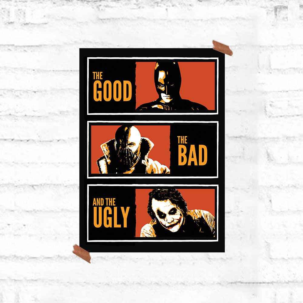 The Dark Knight Western Poster - Fully Filmy