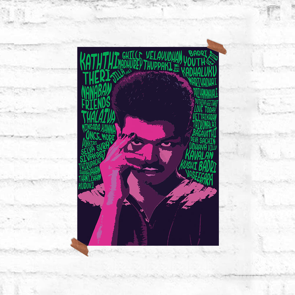 Ilayathalapathy Vijay Fan Poster - Fully Filmy