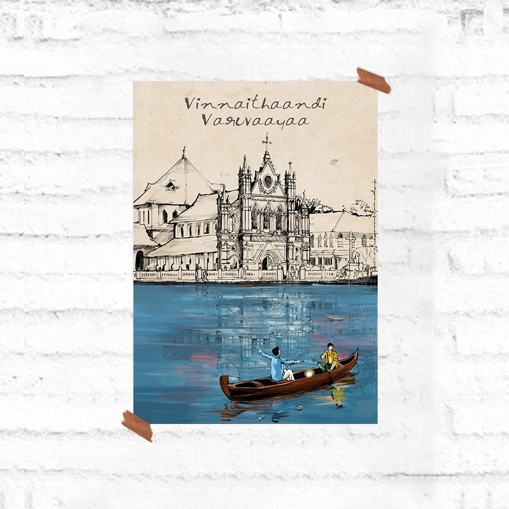 Vinnaithaandi Varuvaayaa Tribute Poster - Fully Filmy