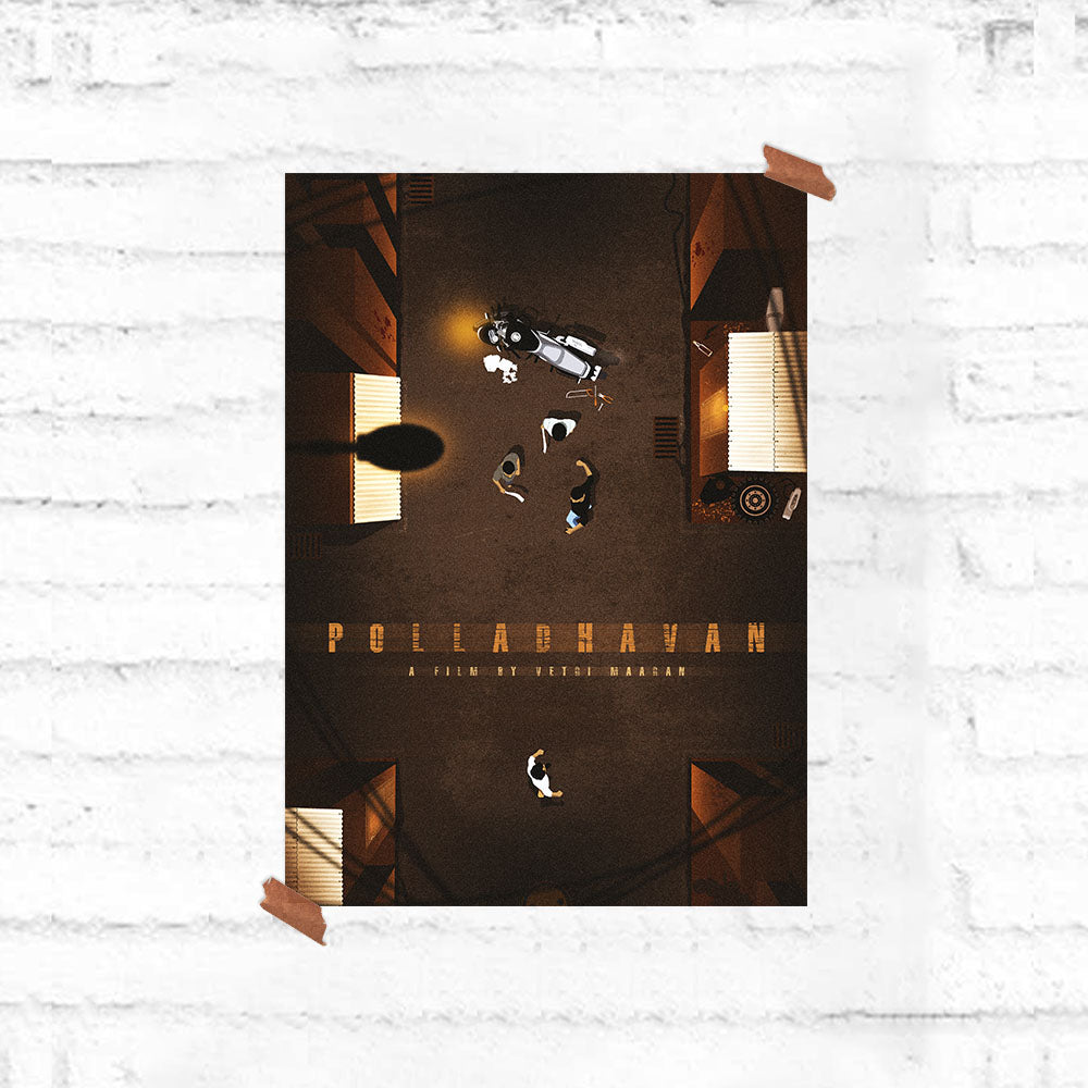 Polladhavan Tribute Poster - Fully Filmy