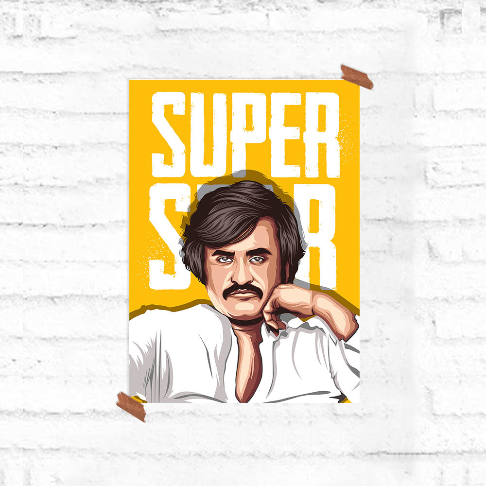 The Super One - Rajini Poster - Fully Filmy