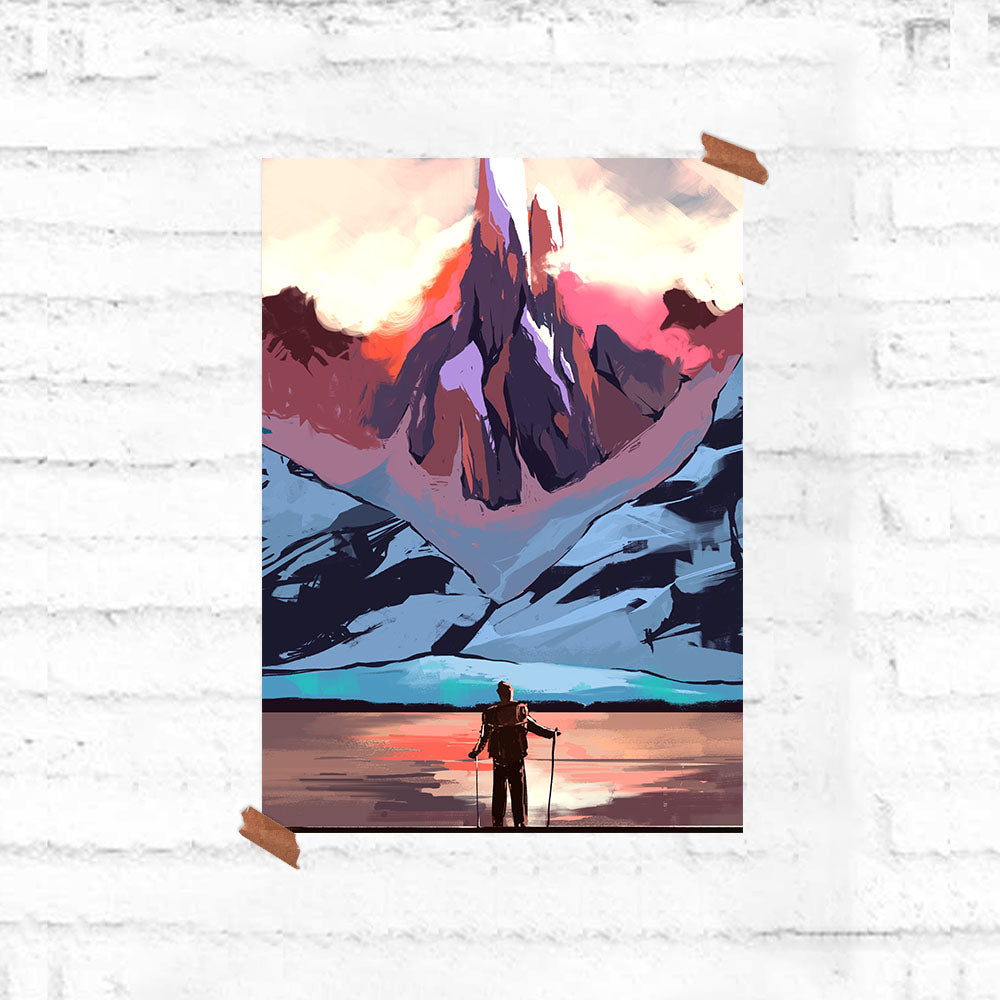 Mountains Are Calling - Travel Poster - Fully Filmy