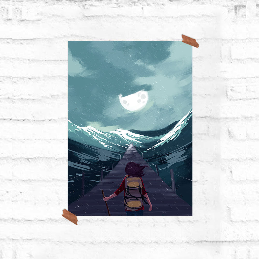 The Unknown Bridge - Travel Poster - Fully Filmy