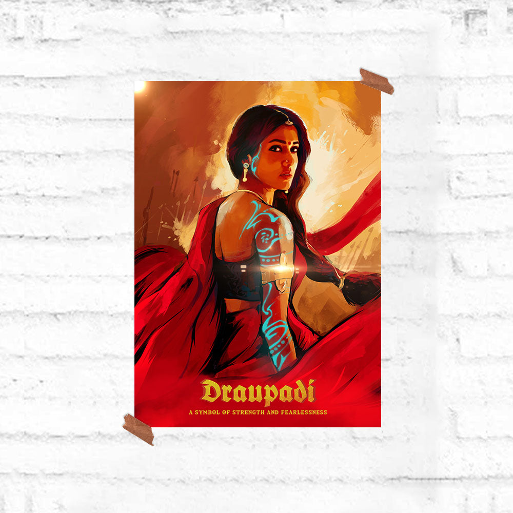 Nayanthara as Draupadi - Kollywood Mahabharata Poster - Fully Filmy